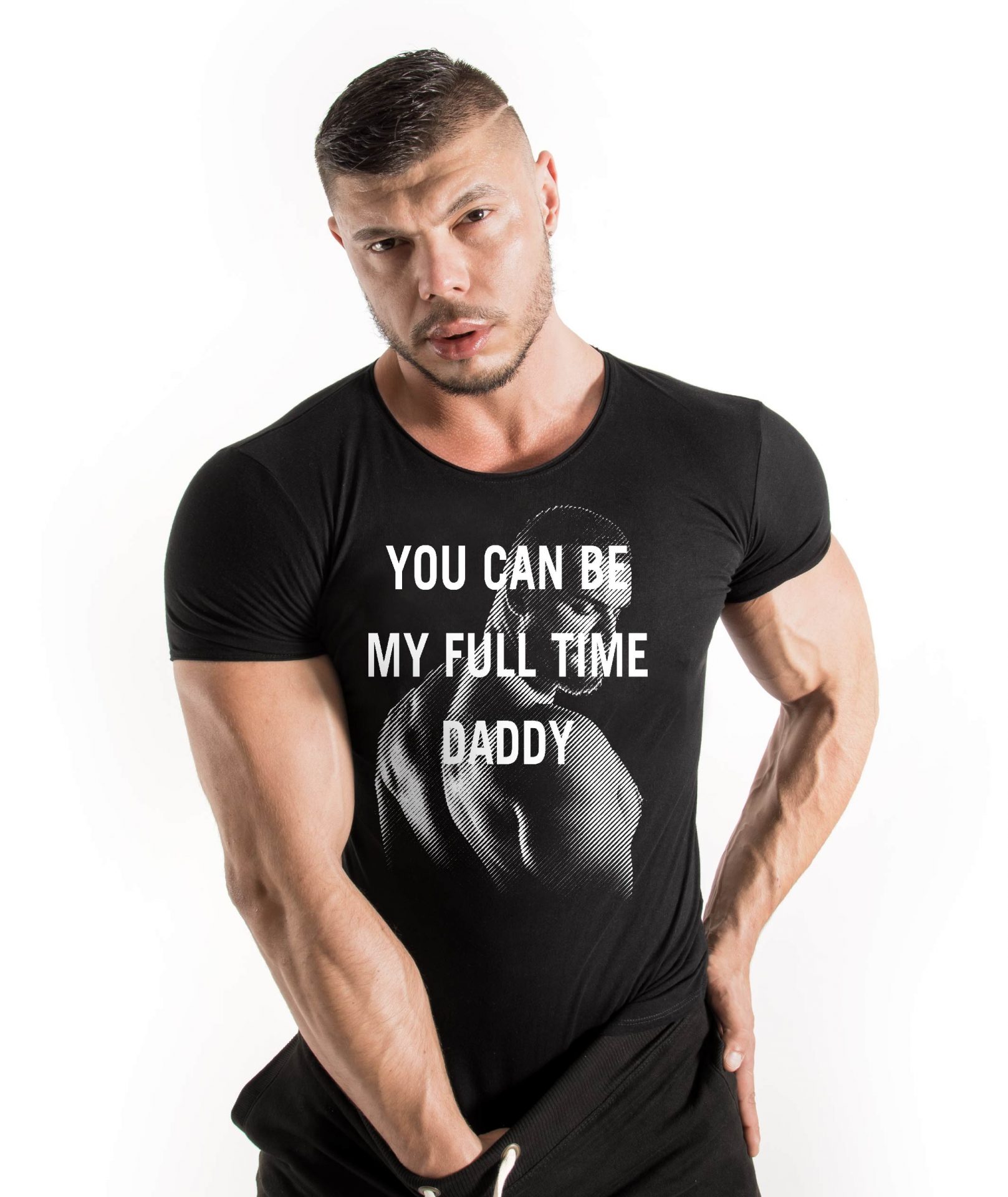 You Can Be My Fulltime Daddy Shirt Schwarzrosagold